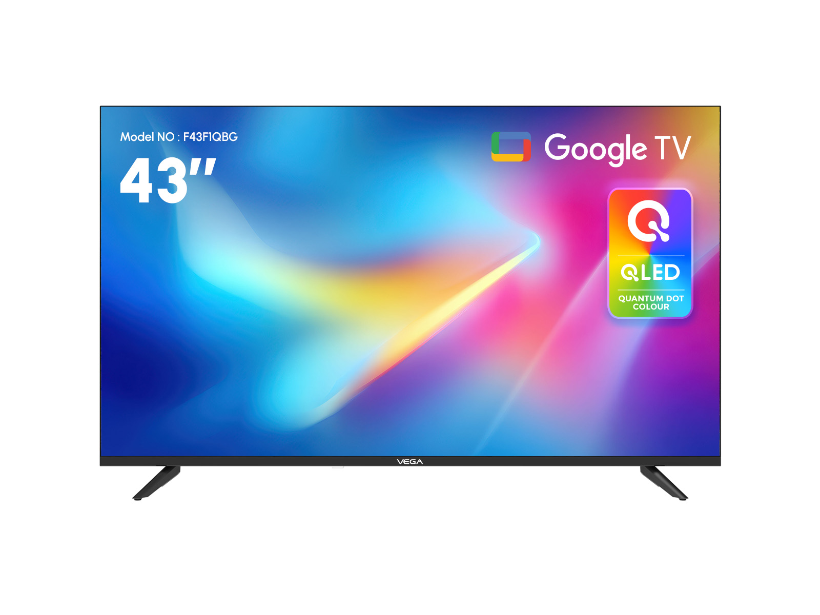 TV VEGA 43 FLAT LED SMART FHD TUNISIE